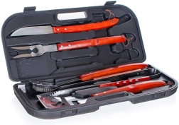 Zestaw do grillowania HAPPY GREEN w kuferku (5 szt.)