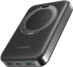 Joyroom magnetyczny bezprzewodowy powerbank z uchwytem 22,5W czarny