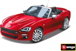 Bburago Fiat 124 Spider czerwony 1:24 model
