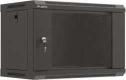 Szafka rackowa ścienna Lanberg 19" 6U 540x350 mm drzwi szklane
