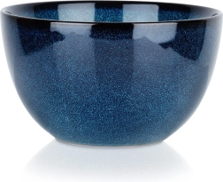 Ceramiczna miska 14 cm, 700 ml – niebieska glazura