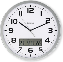 Zegary ścienne DCF Moorea 30 cm srebrne