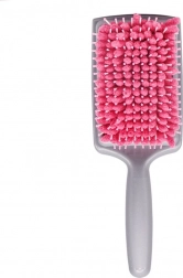 Szczotka do włosów z mikrofibry - czerwona
