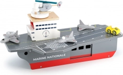 Vilac drewniany lotniskowiec z akcesoriami