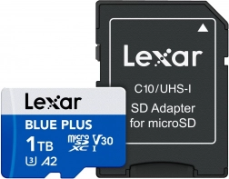 karta microSD 1 TB Blue Plus A2 U3 V30 170 MB/s