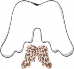 Nierdzewna wykrawaczka do ciastek skrzydła 11 cm