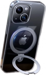 Torras przezroczyste magnetyczne etui ze stojakiem do iPhone 15