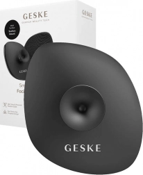 Szczotka do czyszczenia twarzy 4w1 z uchwytem Geske z aplikacją (szara)