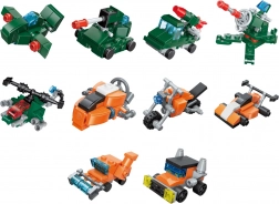 Klocki Qman Trans Collector 3w1 zestaw 10 szt.