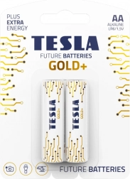 Bateria alkaliczna Tesla Gold+ 1,5V (2 sztuki)