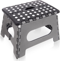 Składany antypoślizgowy stołek 32 × 25 × 22 cm, udźwig 150 kg
