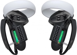 Etui z uchwytem i otworem na baterię do Meta Quest 2 od Kiwi Design, czarne