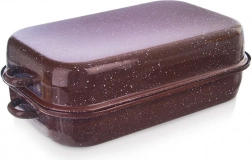 Emaliowana brytfanna z pokrywą 4 l