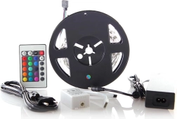 Solight RGB taśma LED 3 m z pilotem i zasilaczem