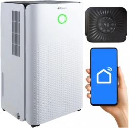 Osuszacz powietrza RUHHY z Wi‑Fi, 12 l/24 h, cichy osuszacz kondensacyjny z higrostatem i timerem