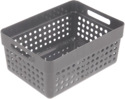 Koszyk Terra z plastiku UH, szary 15,5 × 11,5 × 7,3 cm
