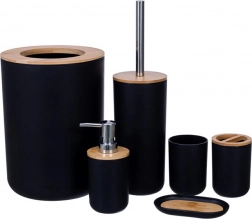 AG740B ZESTAW ŁAZIENKOWY 6 EL. CZARNY