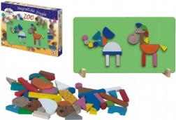Detoa magnetyczne puzzle zoo
