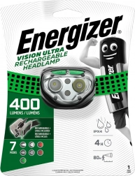 latarka czołowa energizer vision ultra ładowalna 400 lm