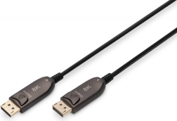 Hybrydowy kabel DisplayPort 1.4 AOC 8K 60 Hz DP–DP 20 m – 15 m