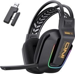 Słuchawki gamingowe bezprzewodowe Onikuma GT828 z RGB i 2,4 GHz/Bluetooth
