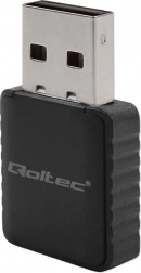 Mini adapter USB Wi‑Fi QOLTEC dual band AC 1300 Mb/s, 2×2 dBi, USB 3.0