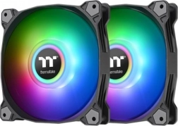 Wentylator Thermaltake Pure Duo 12 ARGB Sync Radiator – zestaw 2 sztuki, czarny