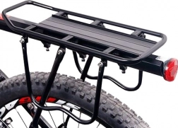 Czarny Metalowy Bagażnik Rowerowy TRIZAND