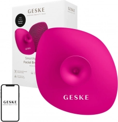 Szczotka oczyszczająca do twarzy 4w1 z rączką Geske z aplikacją (magenta)
