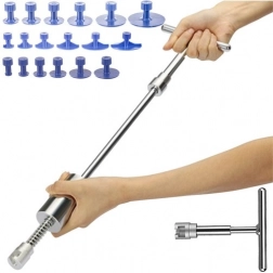 zestaw do naprawy wgnieceń karoserii z młotem bezwładnościowym i adapterami PDR