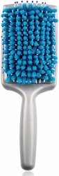 Szczotka do włosów z mikrowłóknami - niebieska