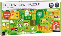 Petit Collage labirynt i puzzle farma