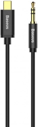 Audio kabel Baseus USB-C na 3,5 mm jack czarny 1,2 m