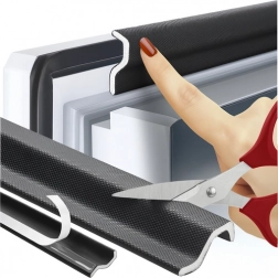 Samoprzylepna uszczelka na okna i drzwi czarna RUHHY