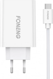 Szybka ładowarka sieciowa Foneng 10,5 W, 1× USB, kabel USB‑C