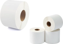 Etykiety termiczne samoprzylepne 100x150mm białe, 500 szt.