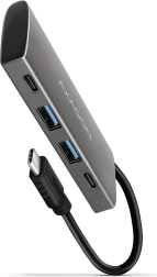 AXAGON HMC-4G2 hub USB-C 10 Gb/s, 2x USB-A + 2x USB-C, kabel 13 cm