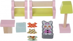 Salon – drewniane mebelki dla lalek Cubika