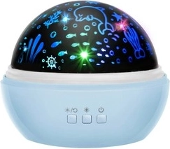 Nocny projektor gwiazd i podwodnego świata – Niebieski