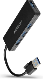 Axagon HUE-G1A cienki 4‑portowy hub USB 3.2 Gen 1 z kablem USB‑A 14 cm