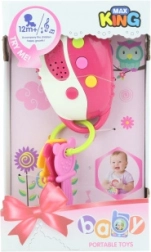 Różowe klucze na baterie dla dzieci