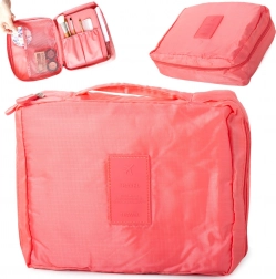 Kosmetyczna torba podróżna - łososiowa