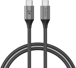 Orico kabel USB‑C 100W USB‑C do USB‑C, czarny