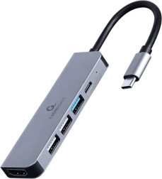 Wielofunkcyjny adapter USB-C 5 w 1 z PD, HDMI i portami USB