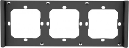 Ramka do przełącznika SONOFF M5 80 potrójna szaro-czarna