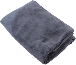 Superchłonny szary ręcznik z mikrofibry 100x50 cm