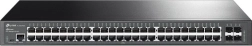 Zarządzalny przełącznik L2+ JetStream z 48 portami gigabitowymi i 4 slotami SFP+ 10Gb