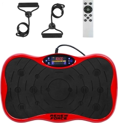 Platforma wibracyjna Renew Force z Bluetooth i gumami oporowymi
