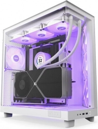 obudowa komputerowa NZXT H6 Flow RGB, biała