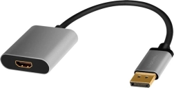 Adapter DisplayPort na HDMI 4K 60 Hz, aluminiowy, 0,15 m